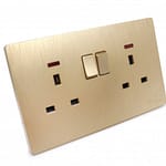 فيش كهربائي مزدوج جداري 13 امبير