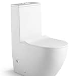 كرسي فرنجي دائري ابيض مقاس25