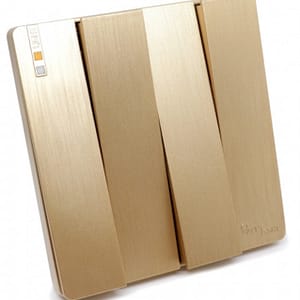 مفتاح اناره كهرباء زر رباعي جداري