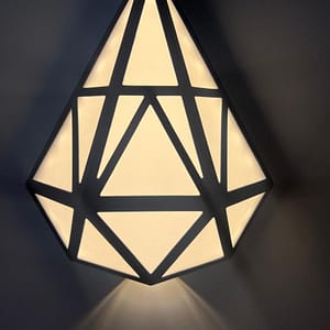 انارة خارجية جدارية اضاءة منتشرة30واط اصفر 3000k