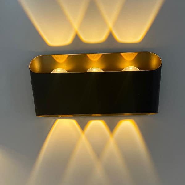 انارة خارجية جدارية اضاءة منتشرة10واط اصفر 3000k